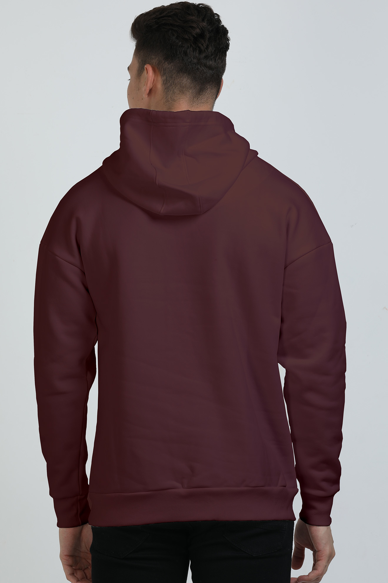 Kadak Unisex Hoodie(Black & Maroon)