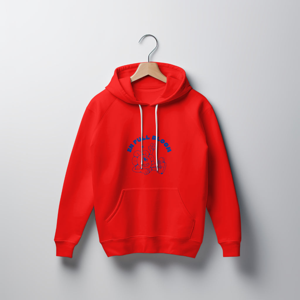 Cartoon Vibes Hoodie (Unisex) - Red, White & Baby Pink