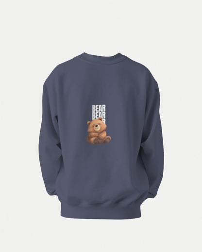 Stand Out in Style: Bold Bear Sweatshirt 400 GSM